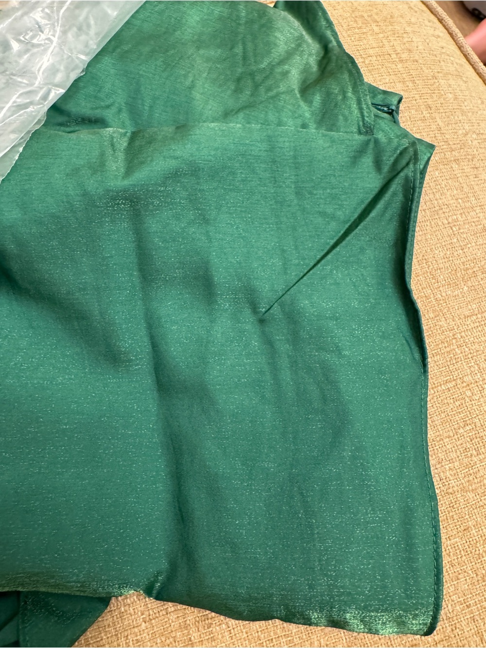 Dainty Jewells Once Upon a December Green Tiered Ruffle Midi Skirt Sz  Large - Picture 9 of 9
